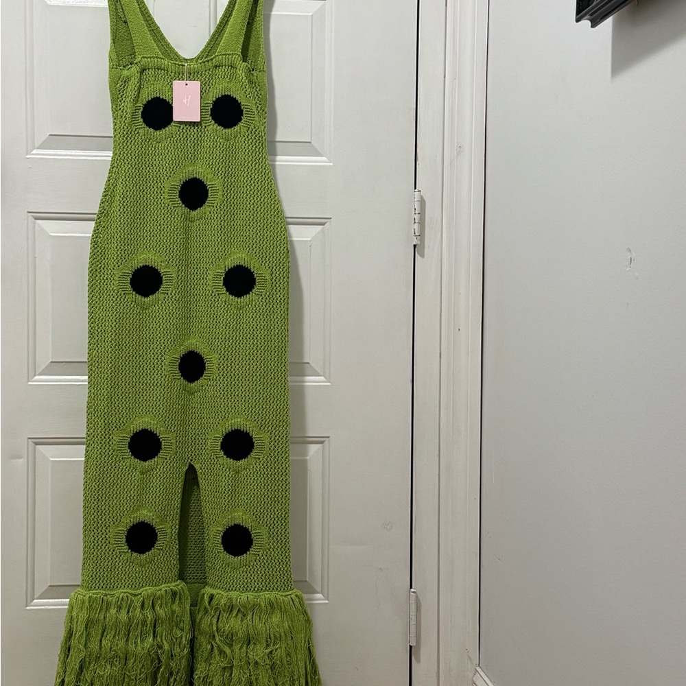 Brand New: Hanifa Harper Maxi Polka Dot dress - Picture 4 of 7